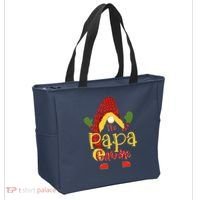 Papa Gnome Christmas Pajamas Matching Family Group Tote Bag thumb 2