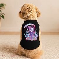 Pastel Goth Creepy Death Grim Reaper Kawaii Occult Menhera Doggie Tank thumb 2