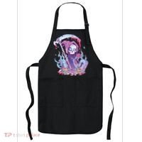 Pastel Goth Creepy Death Grim Reaper Kawaii Occult Menhera Apron thumb 0
