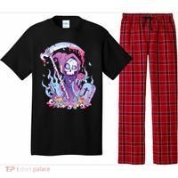 Pastel Goth Creepy Death Grim Reaper Kawaii Occult Menhera Pajama Set thumb 0