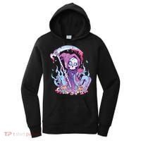 Pastel Goth Creepy Death Grim Reaper Kawaii Occult Menhera Women's Hoodie thumb 0