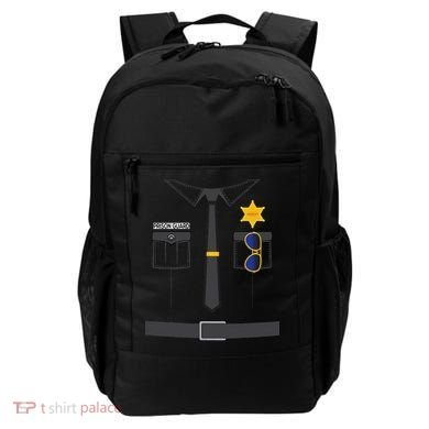 Prison Guard Correctional Officer Easy Halloween Costume Fun Backpack