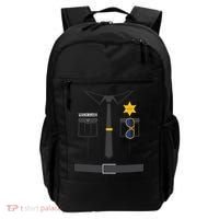 Prison Guard Correctional Officer Easy Halloween Costume Fun Backpack thumb 0