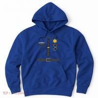 Prison Guard Correctional Officer Easy Halloween Costume Fun Hoodie thumb 0