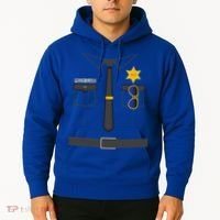 Prison Guard Correctional Officer Easy Halloween Costume Fun Hoodie thumb 2