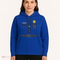 Prison Guard Correctional Officer Easy Halloween Costume Fun Hoodie thumb 5