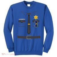 Prison Guard Correctional Officer Easy Halloween Costume Fun Sweatshirt thumb 0