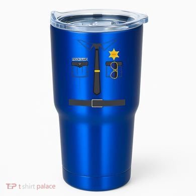Prison Guard Correctional Officer Easy Halloween Costume Fun Tumbler
