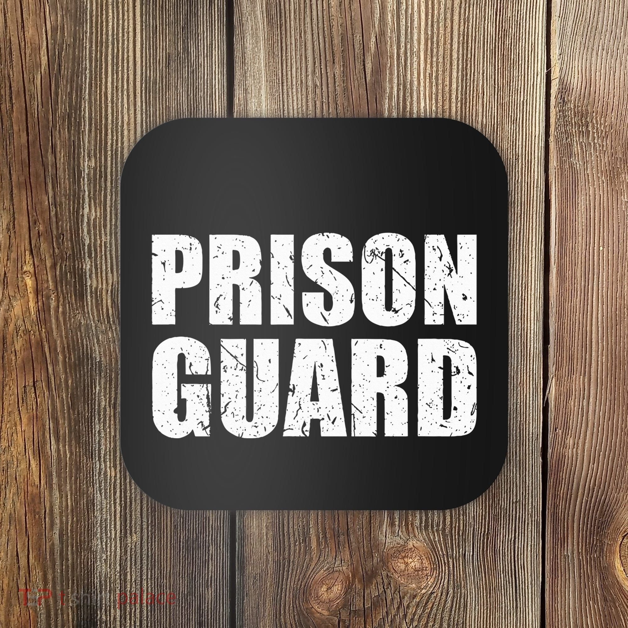 Prison Guard Costume Jail Corrections Coaster