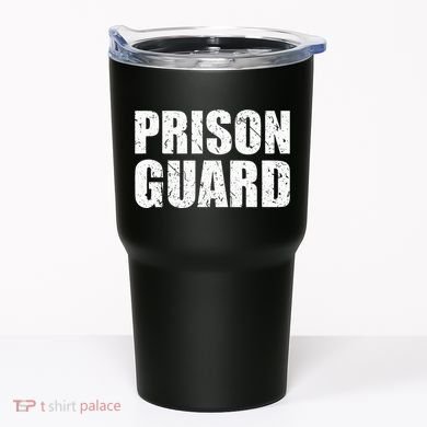 Prison Guard Costume Jail Corrections Tumbler