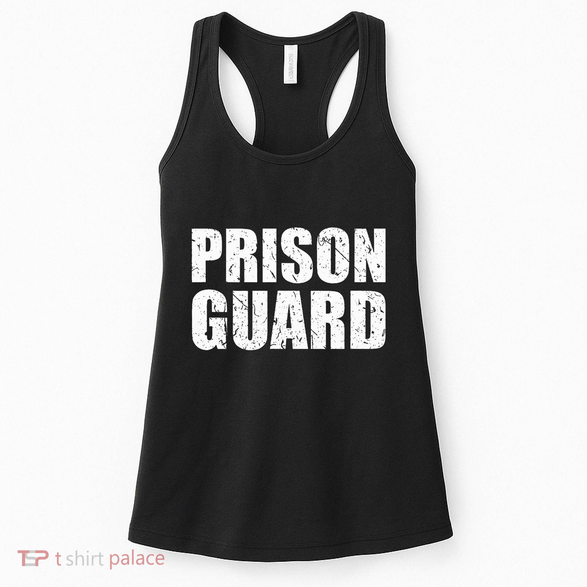 Prison Guard Costume Jail Corrections Women's Tank Top