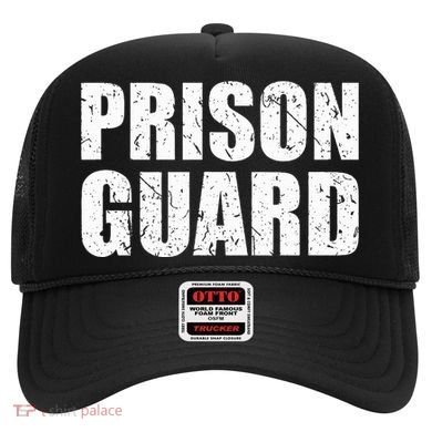 Prison Guard Costume Jail Corrections Hat