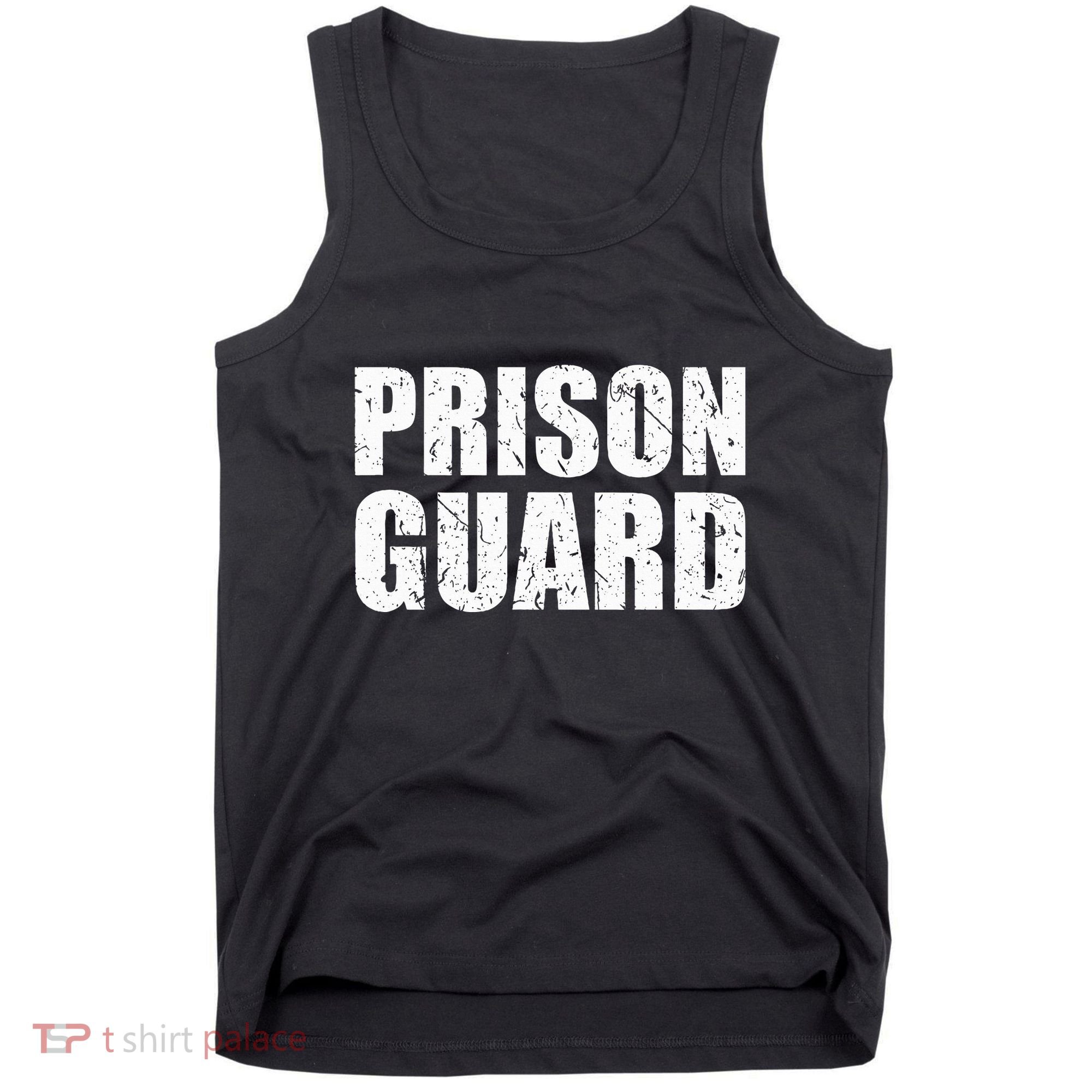 Prison Guard Costume Jail Corrections Tank Top