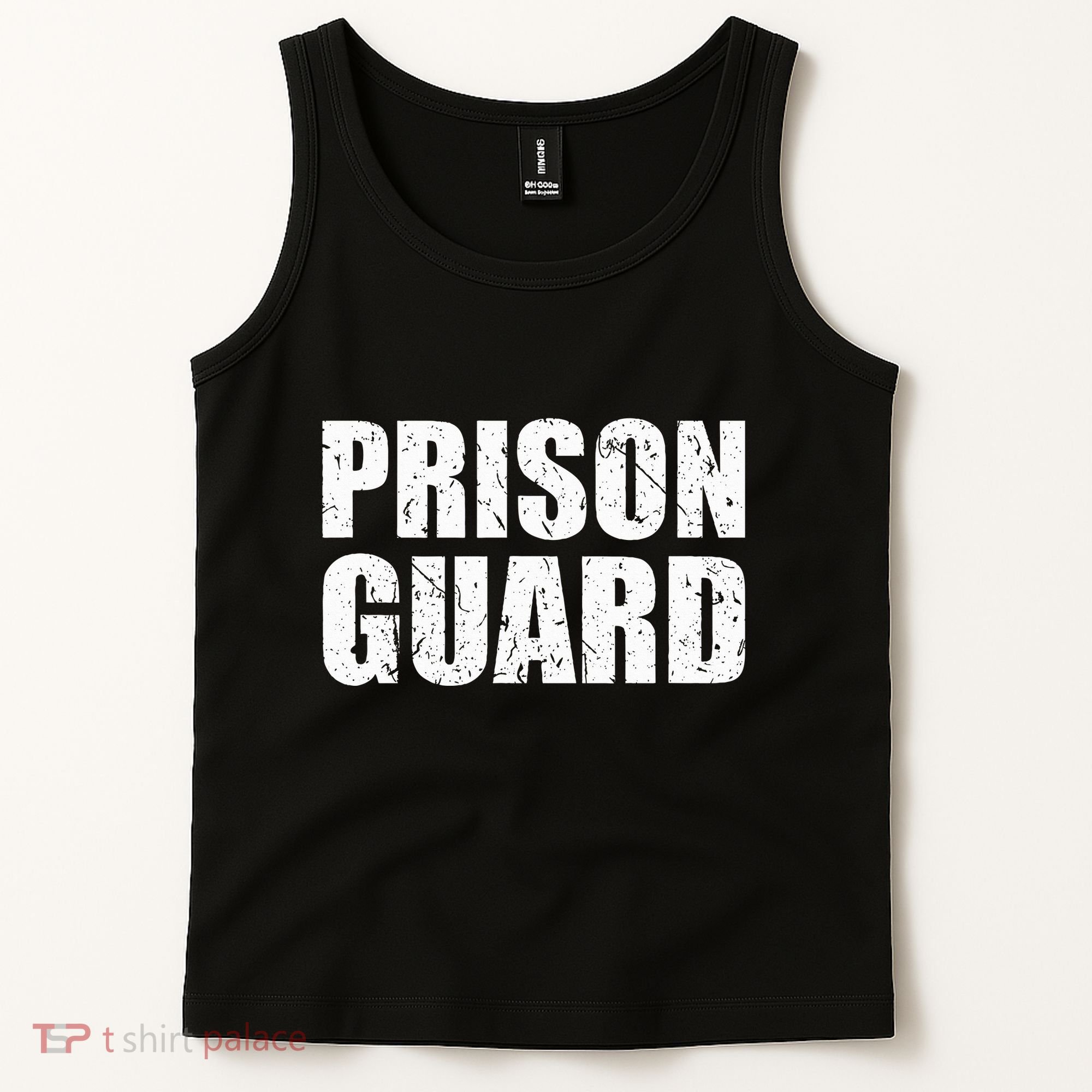 Prison Guard Costume Jail Corrections Tank Top