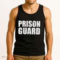 Prison Guard Costume Jail Corrections Tank Top thumb 3