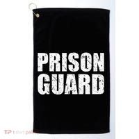 Prison Guard Costume Jail Corrections Golf Towel thumb 0
