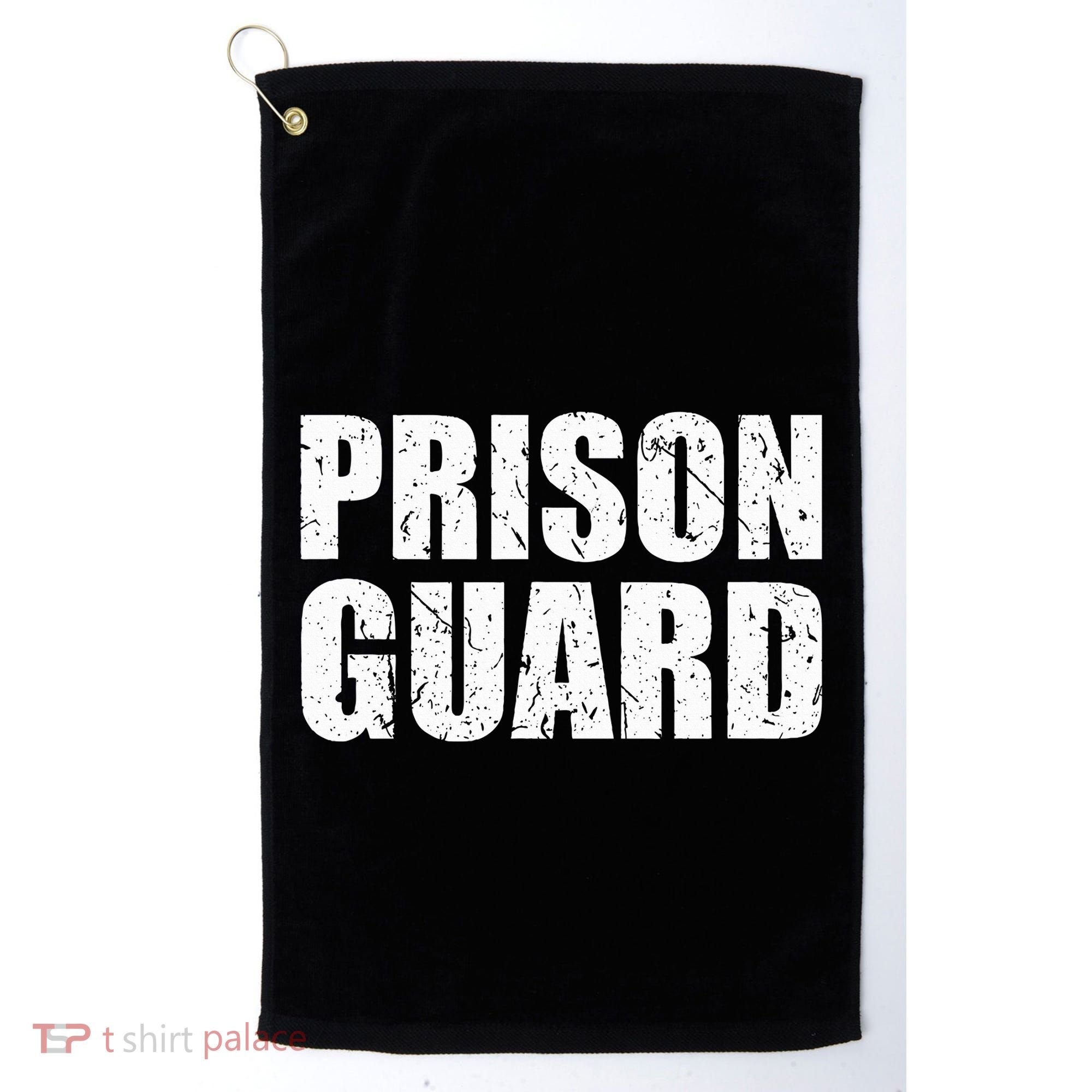Prison Guard Costume Jail Corrections Golf Towel