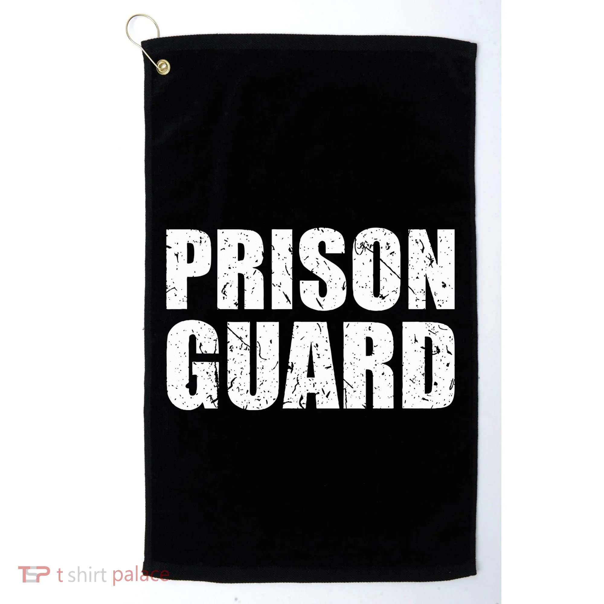 Prison Guard Costume Jail Corrections Golf Towel