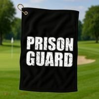 Prison Guard Costume Jail Corrections Golf Towel thumb 1