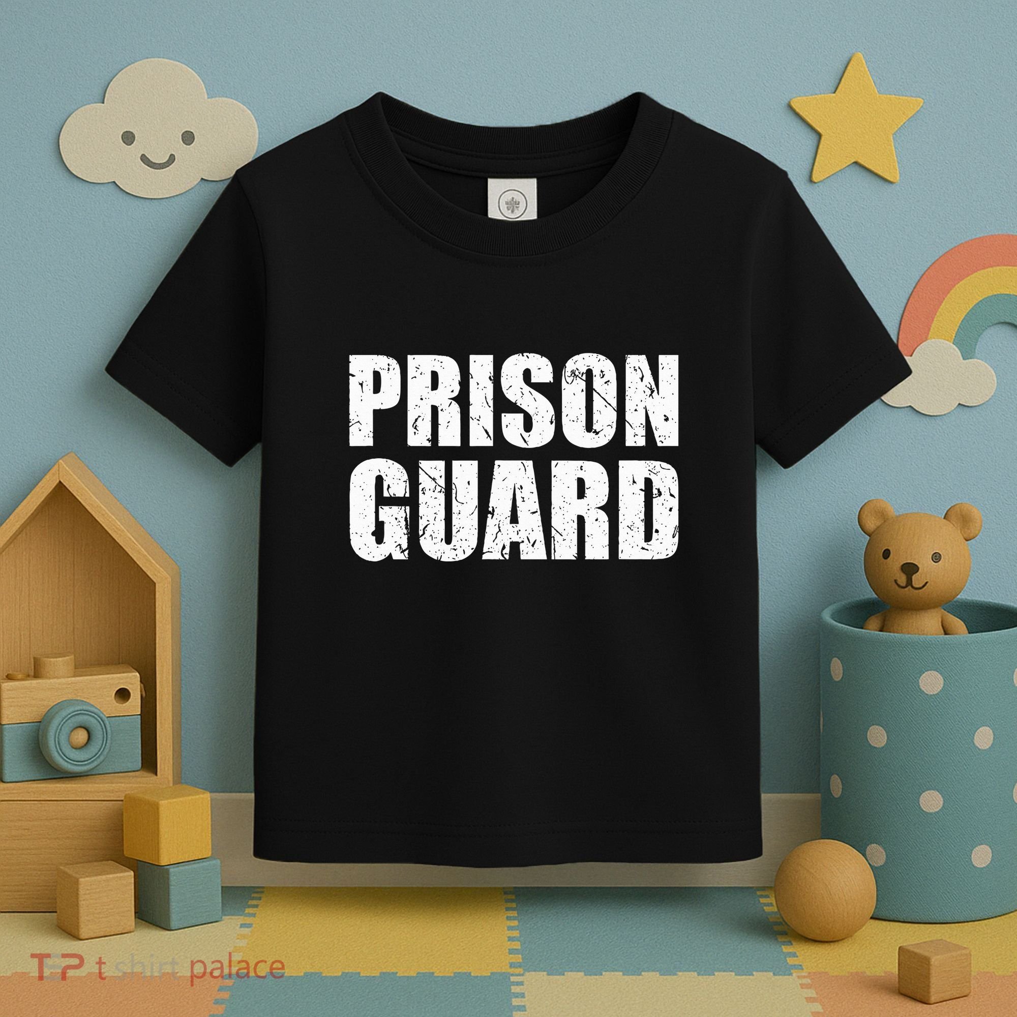 Prison Guard Costume Jail Corrections Toddler T-Shirt