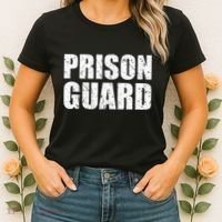 Prison Guard Costume Jail Corrections Women's T-Shirt thumb 2