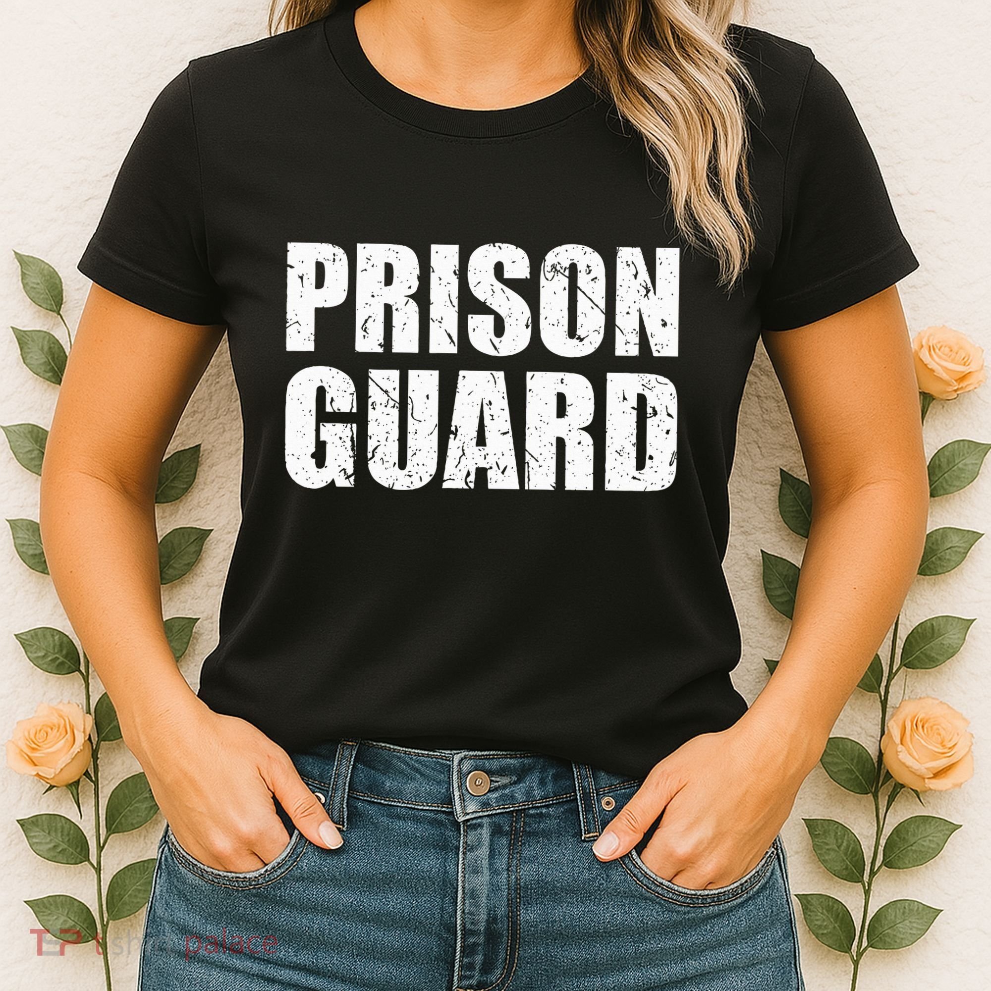 Prison Guard Costume Jail Corrections Women's T-Shirt