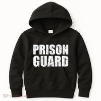 Prison Guard Costume Jail Corrections Kids Hoodie thumb 0