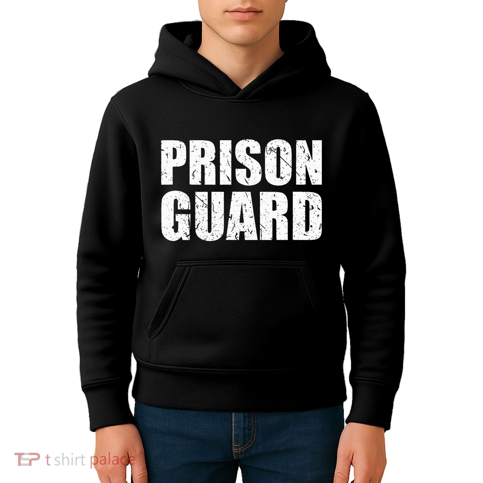 Prison Guard Costume Jail Corrections Kids Hoodie