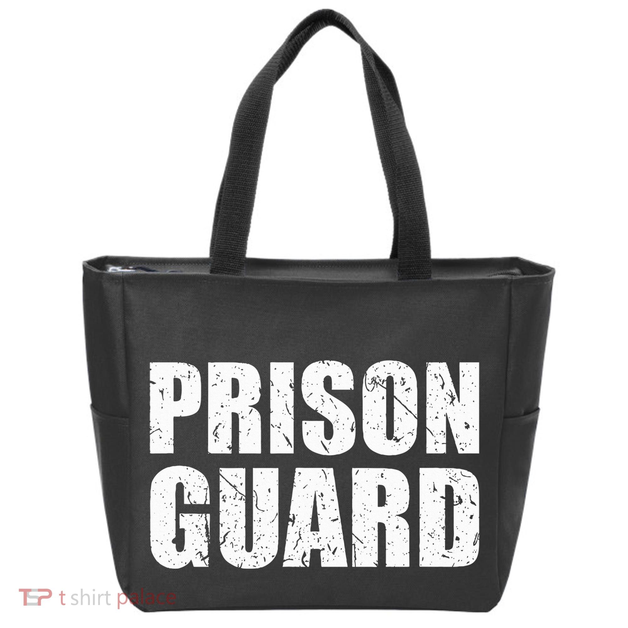 Prison Guard Costume Jail Corrections Tote Bag