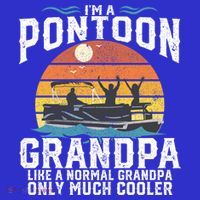 Pontoon Grandpa Captain Retro Funny Boating Fathers Day Gift Women's Tank Top thumb 5