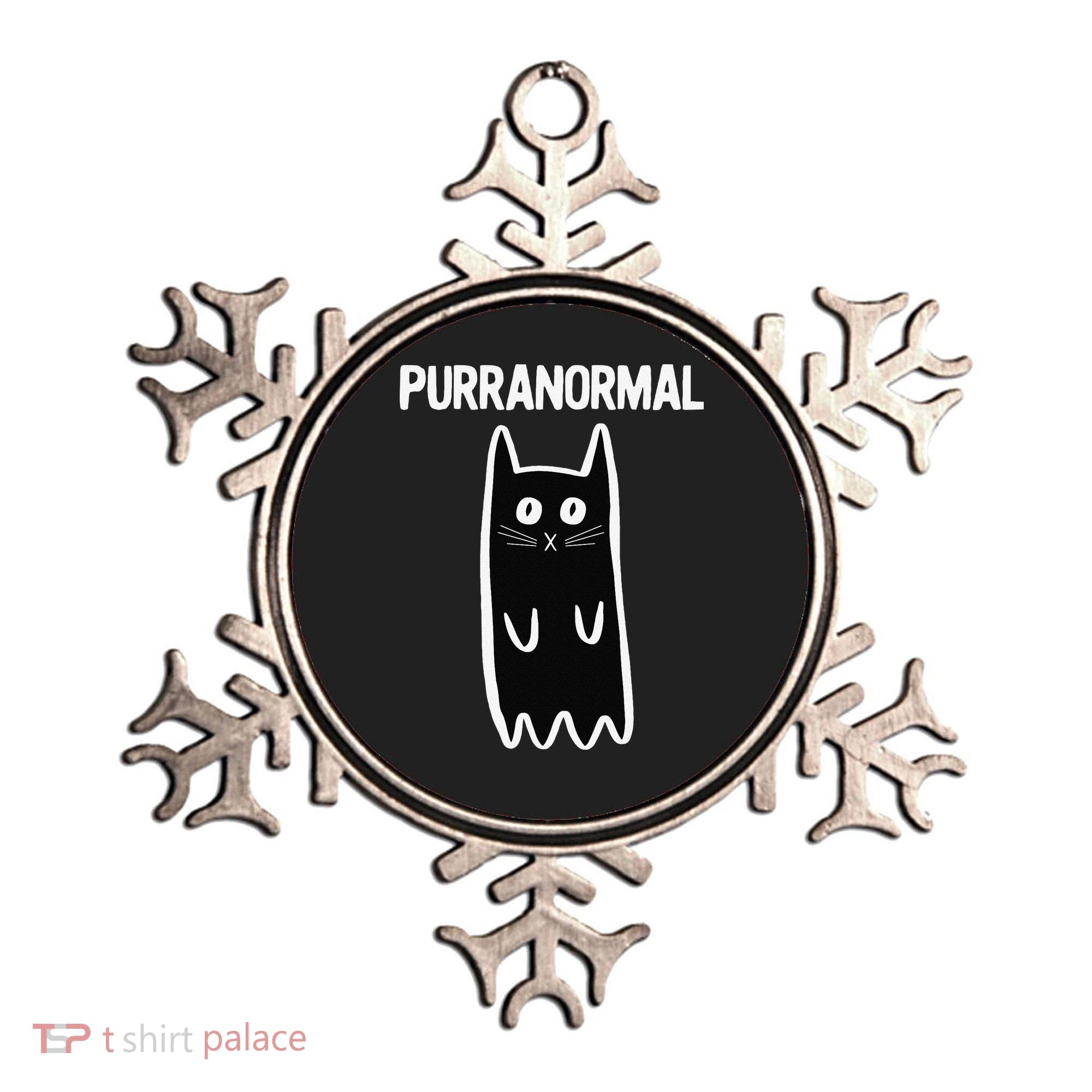 Purranormal Ghost Cat Paranormal Halloween Kitty Cat Ornament