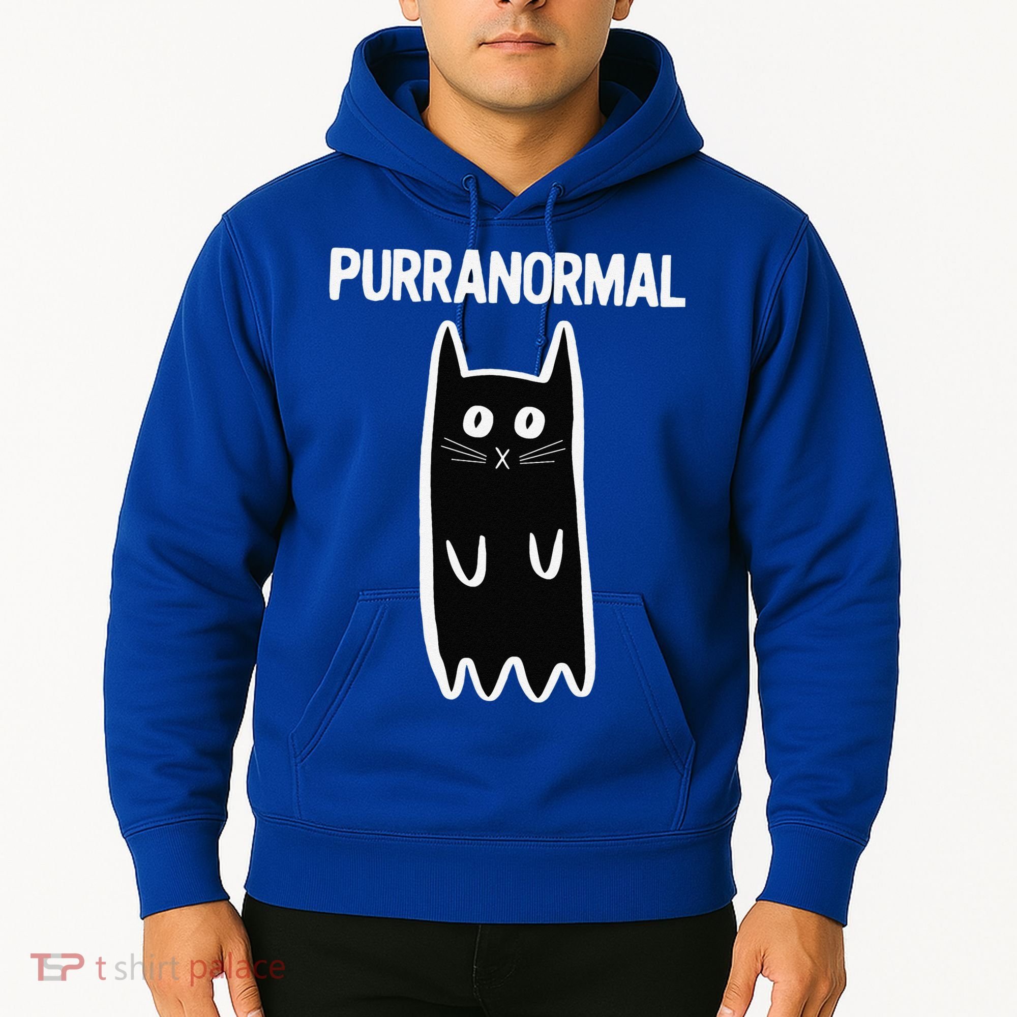 Purranormal Ghost Cat Paranormal Halloween Kitty Cat Hoodie