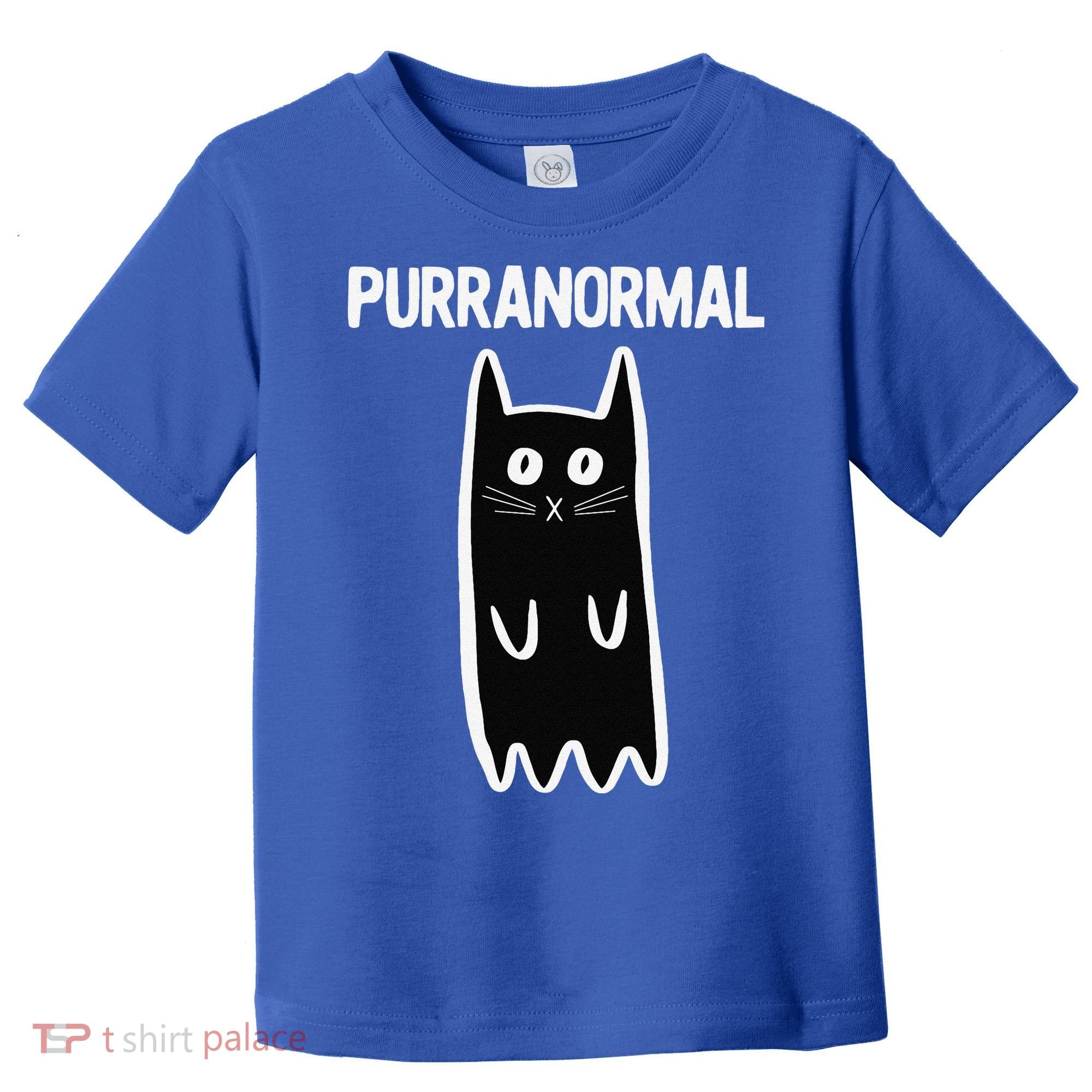 Purranormal Ghost Cat Paranormal Halloween Kitty Cat Toddler T-Shirt