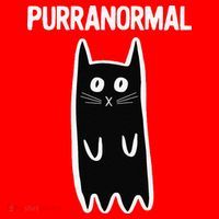 Purranormal Ghost Cat Paranormal Halloween Kitty Cat Santa Hat thumb 1