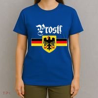 Prost! German Coat Of Arms Oktoberfest T-Shirt thumb 4