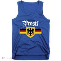 Prost! German Coat Of Arms Oktoberfest Tank Top thumb 0