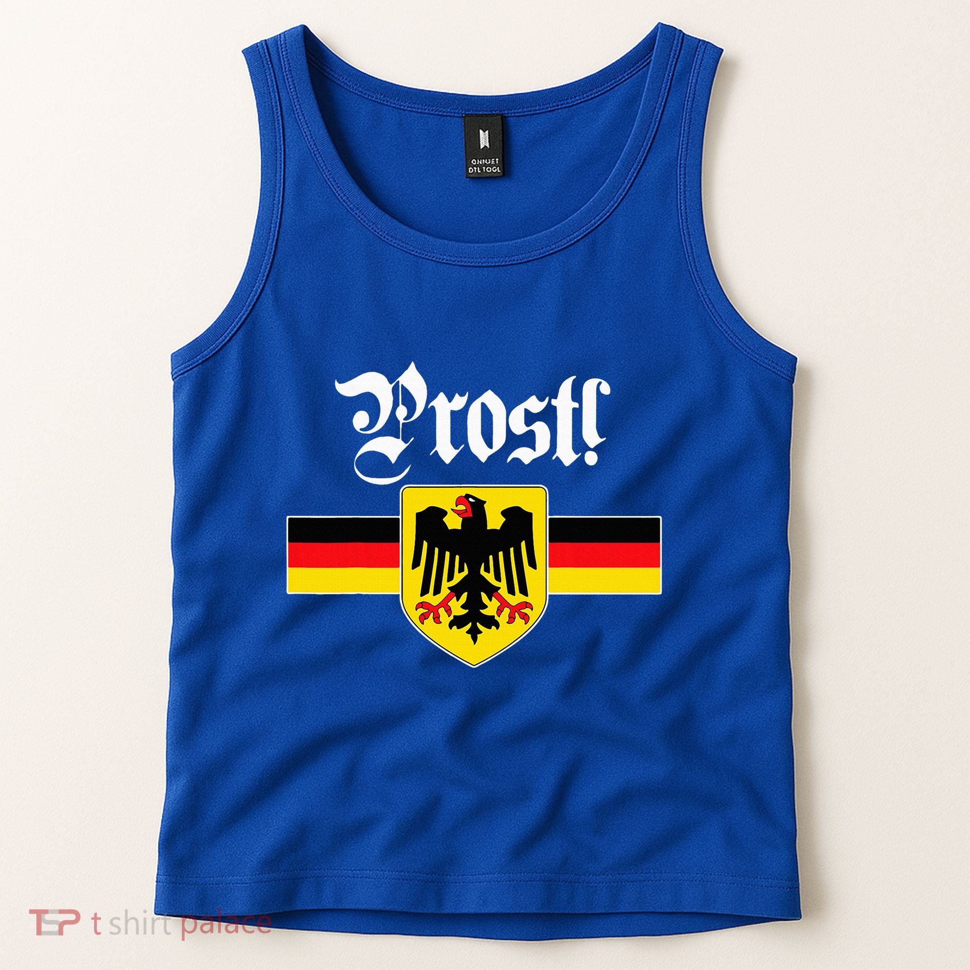 Prost! German Coat Of Arms Oktoberfest Tank Top