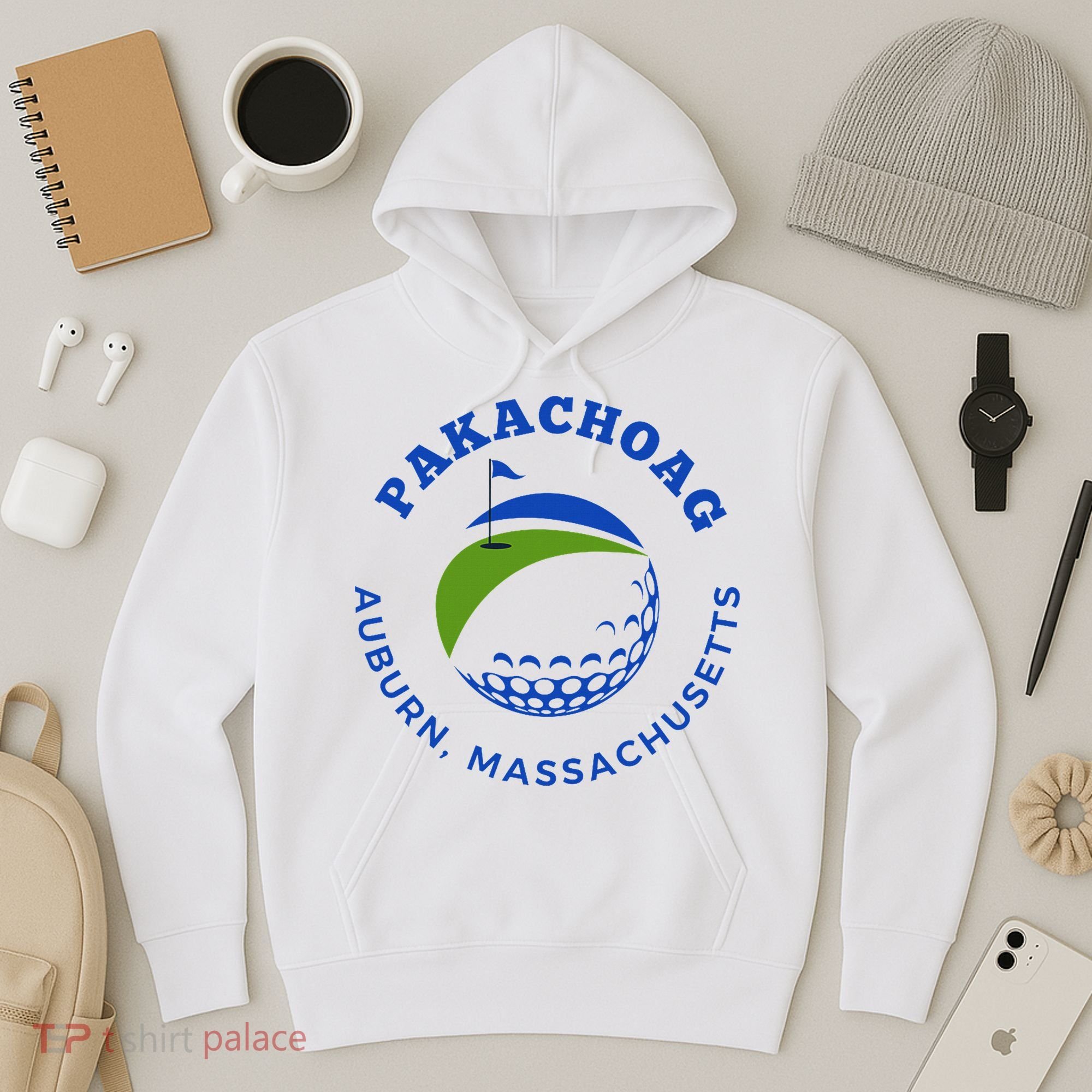 Pakachoag Golf Course Auburn Massachusetts Launching Site Hoodie