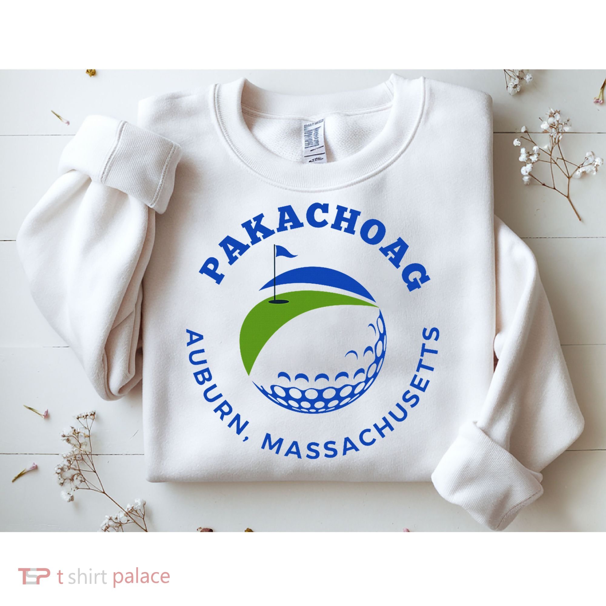 Pakachoag Golf Course Auburn Massachusetts Launching Site Sweatshirt