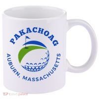 Pakachoag Golf Course Auburn Massachusetts Launching Site 11oz C Handle Ceramic Mug thumb 0