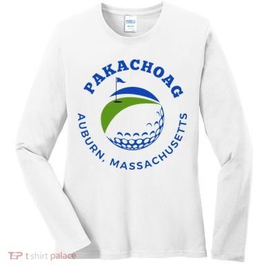 Pakachoag Golf Course Auburn Massachusetts Launching Site Women's Long Sleeve Shirt