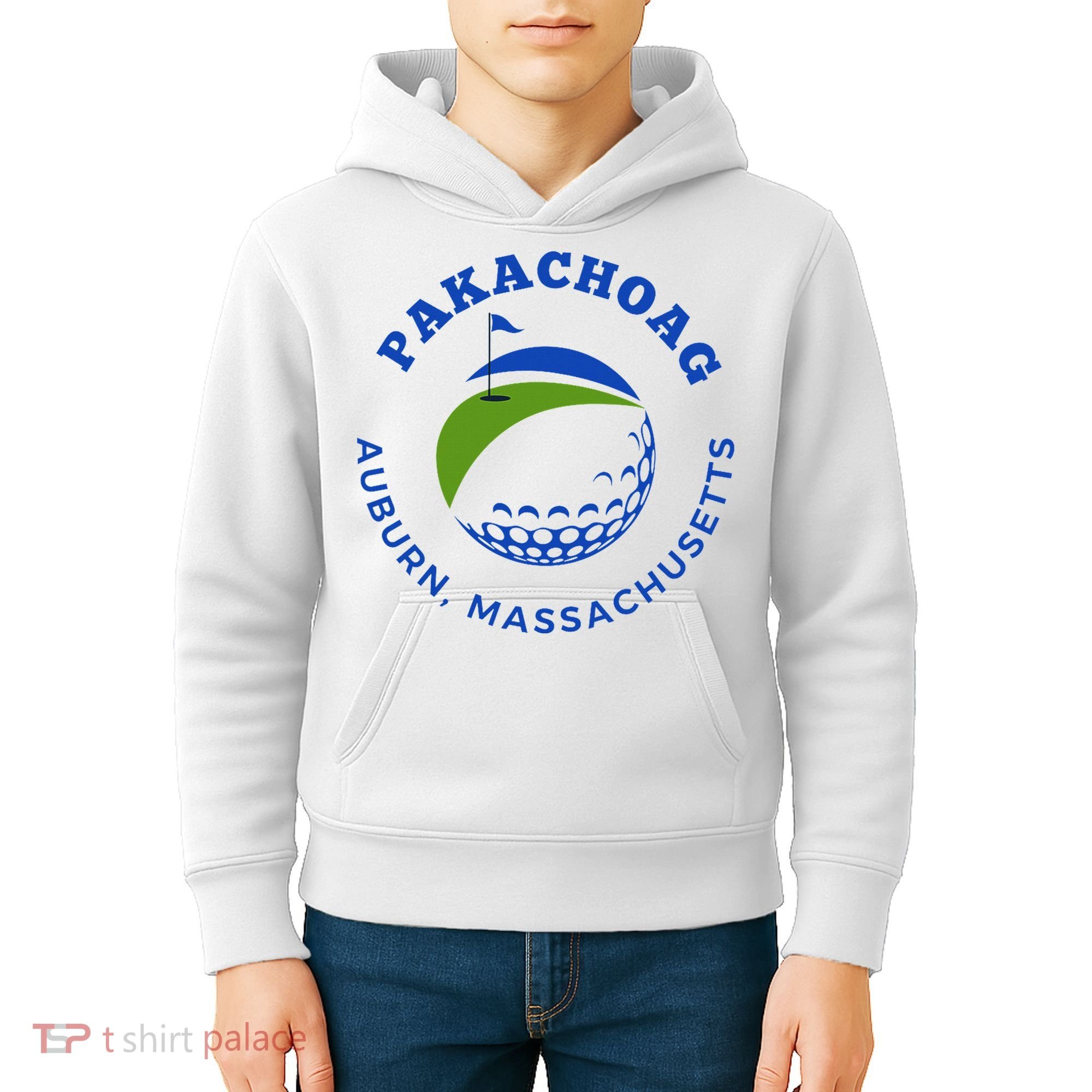 Pakachoag Golf Course Auburn Massachusetts Launching Site Kids Hoodie