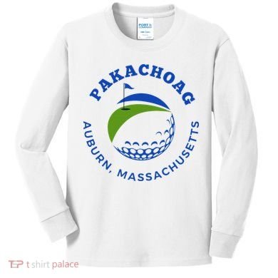 Pakachoag Golf Course Auburn Massachusetts Launching Site Kids Long Sleeve Shirt