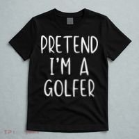 Pretend Golfer Costume Halloween Simple Funny Golfing Golf T-Shirt thumb 5