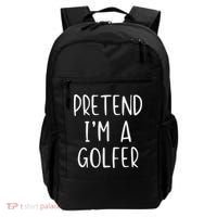 Pretend Golfer Costume Halloween Simple Funny Golfing Golf Backpack thumb 0