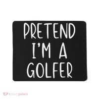 Pretend Golfer Costume Halloween Simple Funny Golfing Golf Mousepad thumb 0