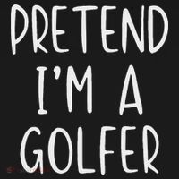 Pretend Golfer Costume Halloween Simple Funny Golfing Golf Women's Tank Top thumb 5