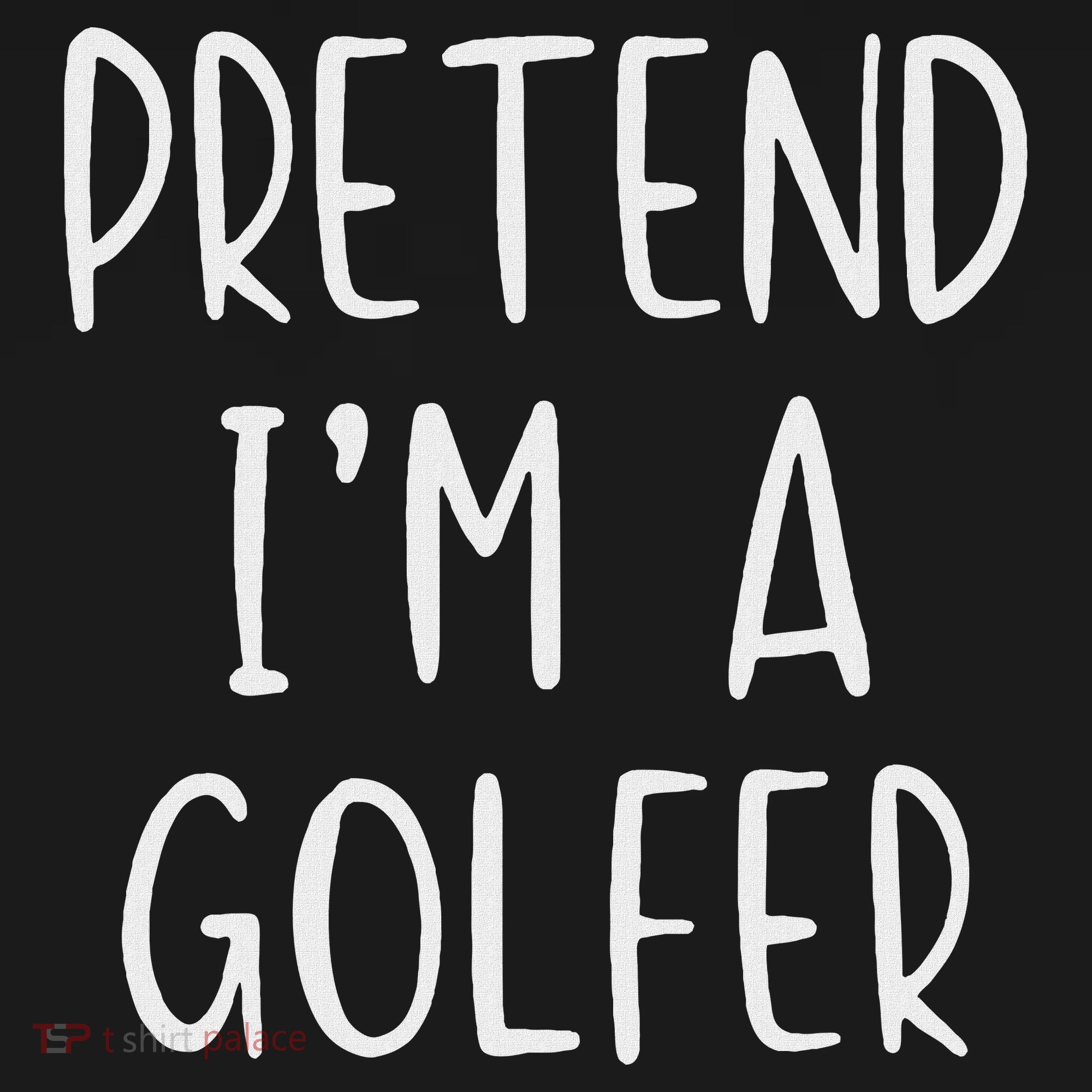 Pretend Golfer Costume Halloween Simple Funny Golfing Golf Women's Tank Top