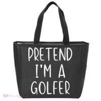 Pretend Golfer Costume Halloween Simple Funny Golfing Golf Tote Bag thumb 0