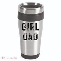 Pink Girl Dad 16oz Travel Tumbler thumb 0